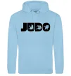 Мужская толстовка (худи) Judo Голубой фото