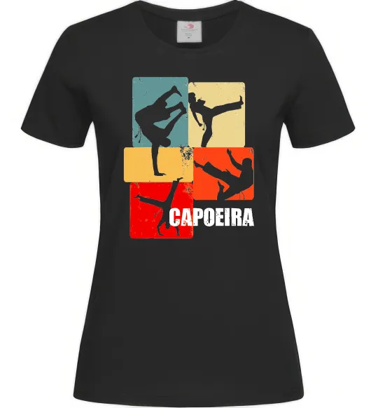 Женская футболка Capoeira Черный фото