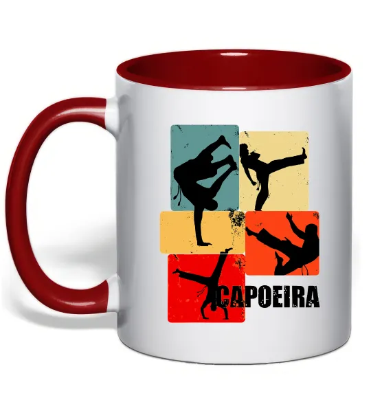 Чашка с цветной ручкой Capoeira Красный фото