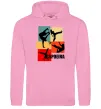 Мужская толстовка (худи) Capoeira Розовый фото