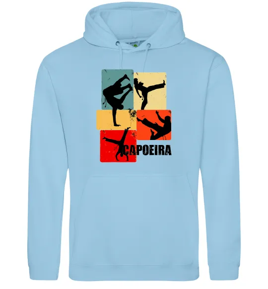 Женская толстовка (худи) Capoeira Голубой фото