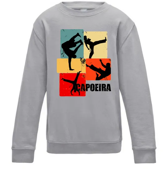 Детский Свитшот Capoeira Серый меланж фото