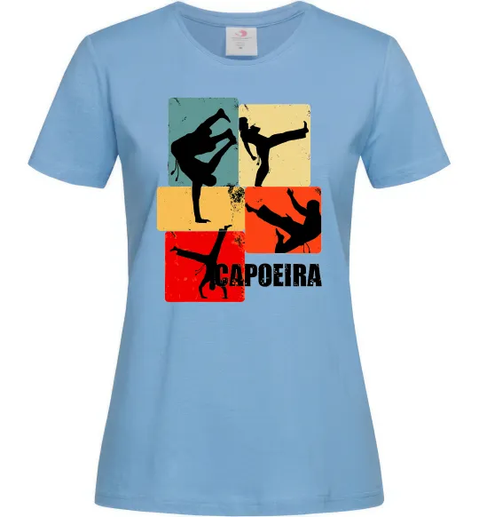 Женская футболка Capoeira Голубой фото