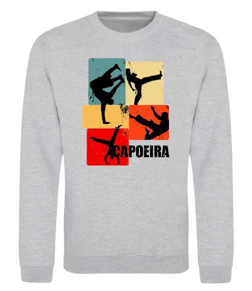Свитшот Capoeira Серый меланж фото