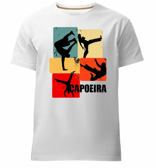 Мужская премиум футболка Capoeira Белый фото