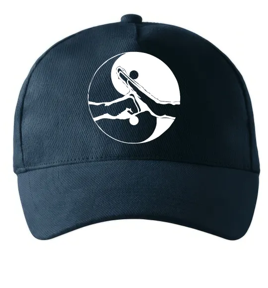 Кепка Інь Янь руки Темно-синий фото
