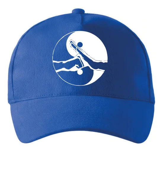 Кепка Інь Янь руки Ярко-синий фото