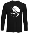 Лонгслив Інь Янь руки Черный фото