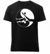 Мужская премиум футболка Інь Янь руки Черный фото