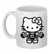 Чашка керамическая UFC Kitty Белый фото