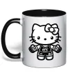 Чашка с цветной ручкой UFC Kitty Черный фото