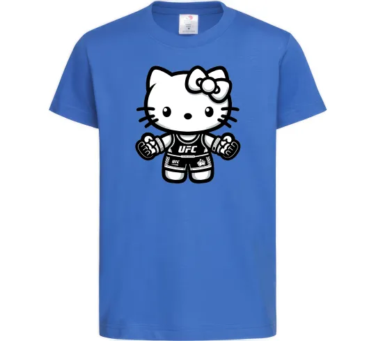 Детская футболка UFC Kitty Ярко-синий фото