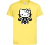 Детская футболка UFC Kitty Лимонный фото