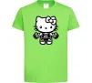 Детская футболка UFC Kitty Лаймовый фото