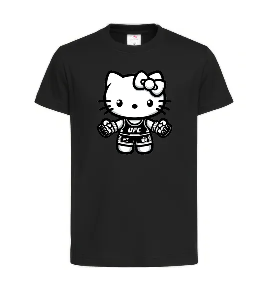 Дитяча футболка UFC Kitty Чорний фото