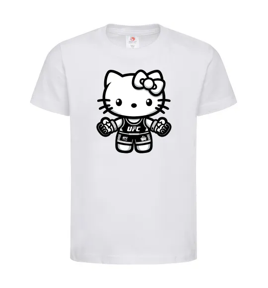 Дитяча футболка UFC Kitty Білий фото