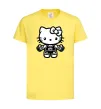 Дитяча футболка UFC Kitty Лимонний фото
