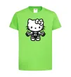 Дитяча футболка UFC Kitty Лаймовий фото