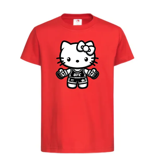 Дитяча футболка UFC Kitty Червоний фото