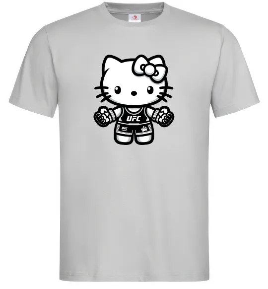 Мужская футболка UFC Kitty Серый фото