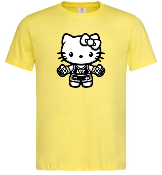 Мужская футболка UFC Kitty Лимонный фото