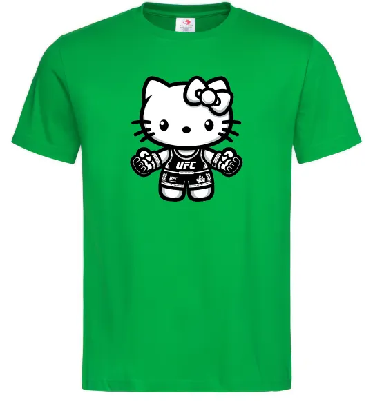 Мужская футболка UFC Kitty Зеленый фото