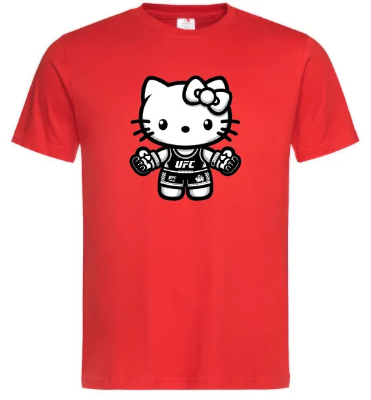 Мужская футболка UFC Kitty Красный фото