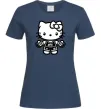 Женская футболка UFC Kitty Темно-синий фото