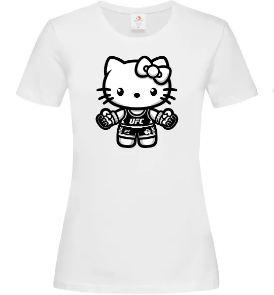 Женская футболка UFC Kitty Белый фото