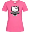 Женская футболка UFC Kitty Ярко-розовый фото