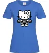 Женская футболка UFC Kitty Ярко-синий фото