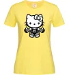 Женская футболка UFC Kitty Лимонный фото