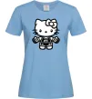 Женская футболка UFC Kitty Голубой фото