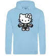 Мужская толстовка (худи) UFC Kitty Голубой фото