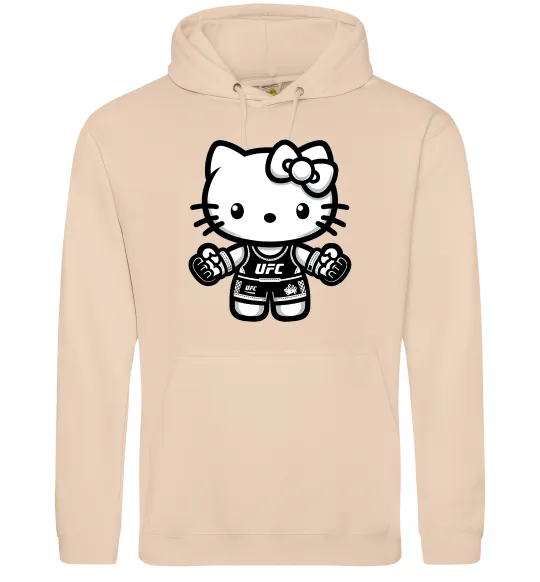 Женская толстовка (худи) UFC Kitty Песочный фото