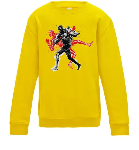 Детский Свитшот UFC fighter Солнечно желтый фото