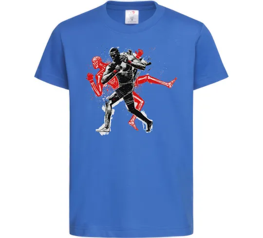 Детская футболка UFC fighter Ярко-синий фото