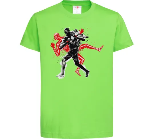 Детская футболка UFC fighter Лаймовый фото