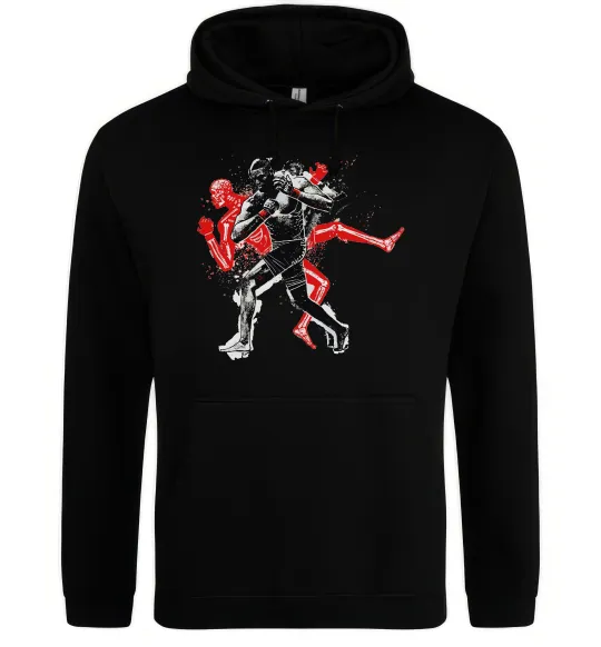 Женская толстовка (худи) UFC fighter Черный фото