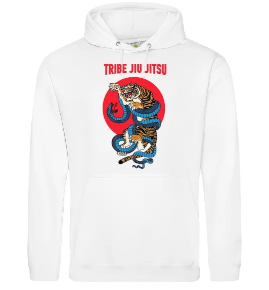 Мужская толстовка (худи) Tribe Jiu Jitsu Белый фото