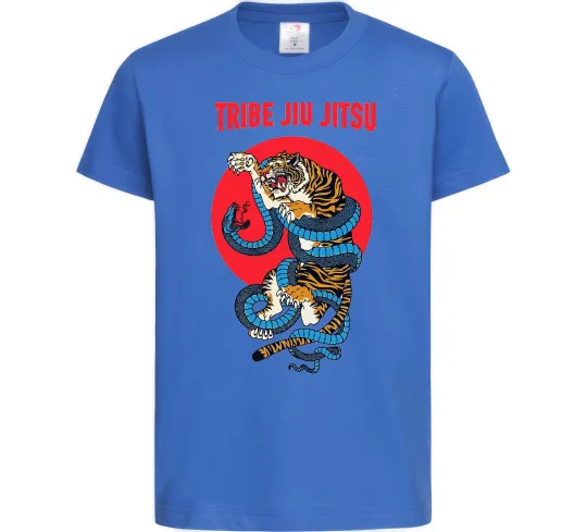 Детская футболка Tribe Jiu Jitsu Ярко-синий фото
