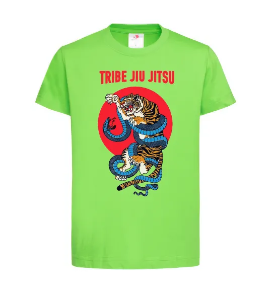 Детская футболка Tribe Jiu Jitsu Лаймовый фото