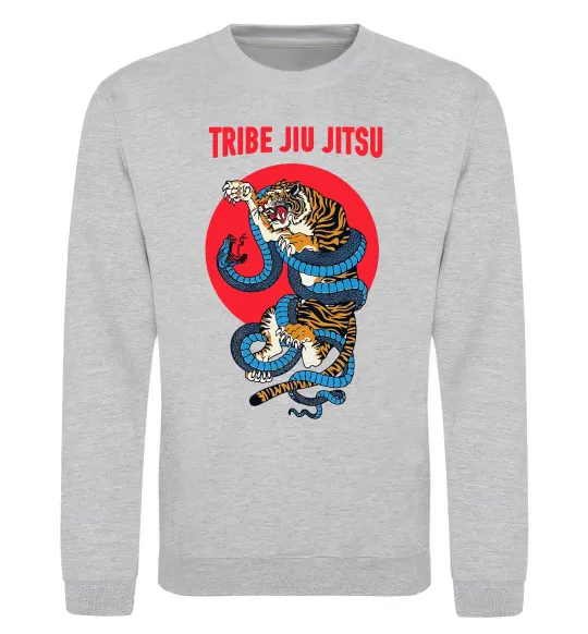 Свитшот Tribe Jiu Jitsu Серый меланж фото