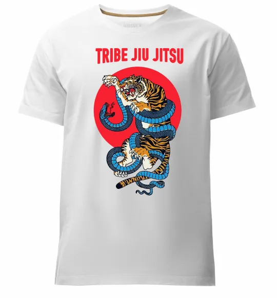Мужская премиум футболка Tribe Jiu Jitsu Белый фото