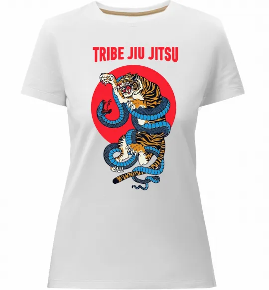 Женская премиум футболка Tribe Jiu Jitsu Белый фото