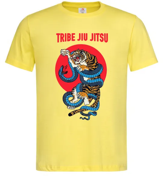 Мужская футболка Tribe Jiu Jitsu Лимонный фото