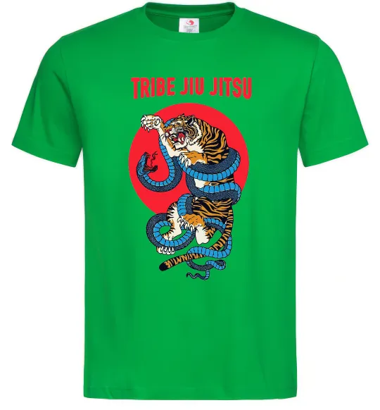Мужская футболка Tribe Jiu Jitsu Зеленый фото