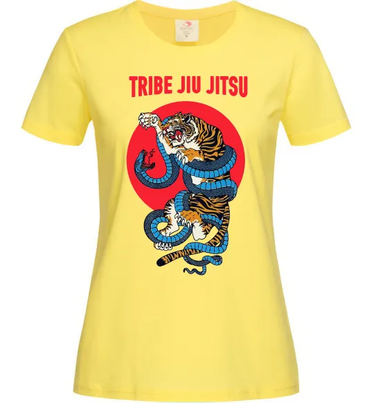 Женская футболка Tribe Jiu Jitsu Лимонный фото