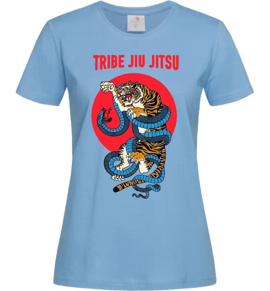 Женская футболка Tribe Jiu Jitsu Голубой фото