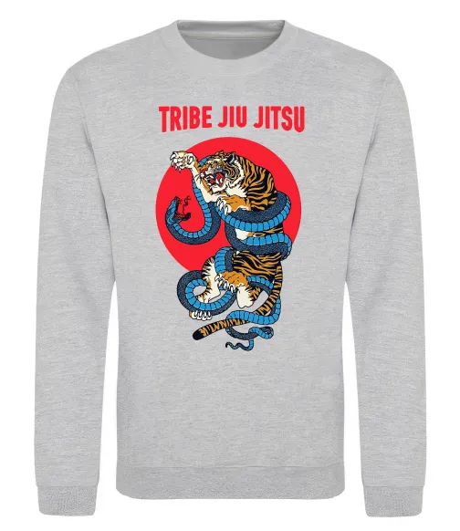Свитшот Tribe Jiu Jitsu Серый меланж фото